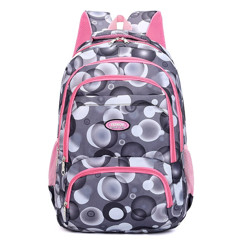 Unisex σακίδιο για μαθητές γυμνασίου – υλικό από μετάξι, καμπύλοι ιμάντες ώμου, παιδικό χαριτωμένο στυλ