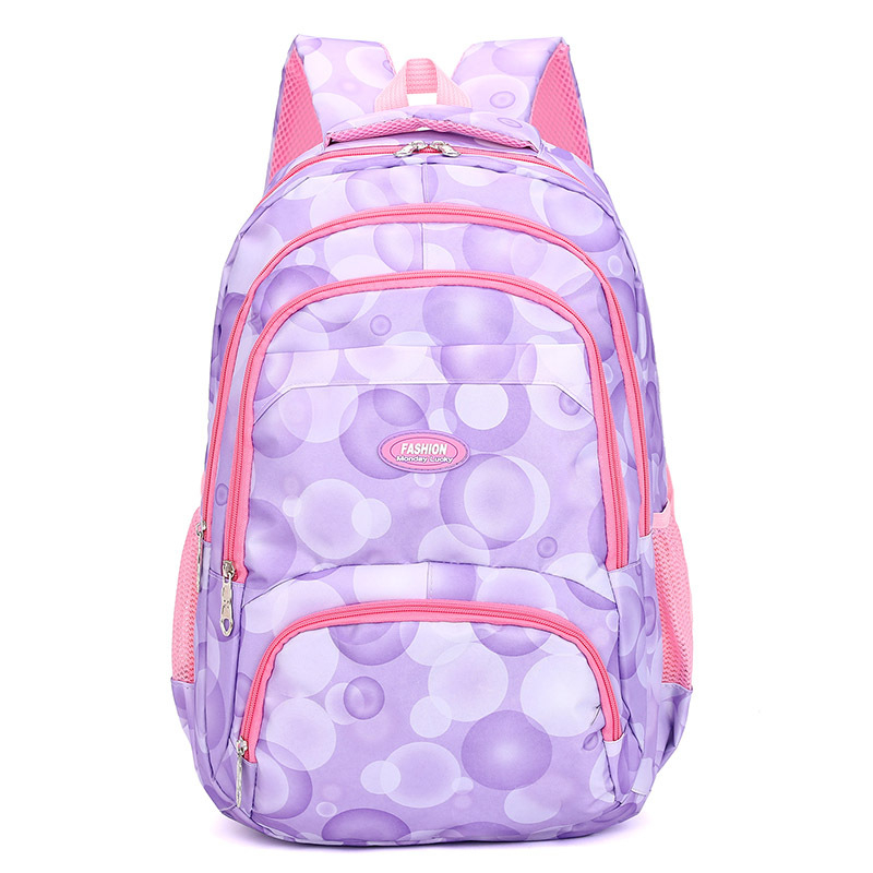 Unisex σακίδιο για μαθητές γυμνασίου – υλικό από μετάξι, καμπύλοι ιμάντες ώμου, παιδικό χαριτωμένο στυλ