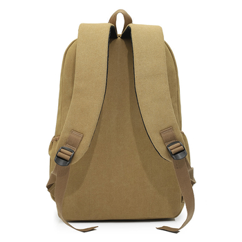 Ανδρική τσάντα πλάτης από καμβά με μεγάλη χωρητικότητα, αδιάβροχη θήκη για φορητό, σχολείο και εξορμήσεις