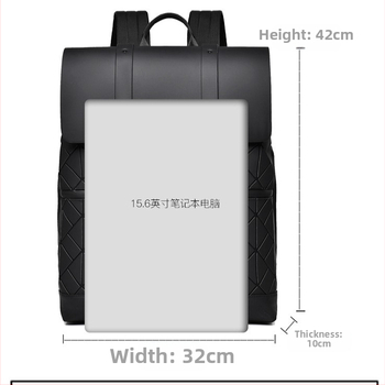 Férfi üzleti hátizsák utazáshoz és irodába, kapacitás 20–35 L, kibővíthető kialakítás, görbült vállpánt