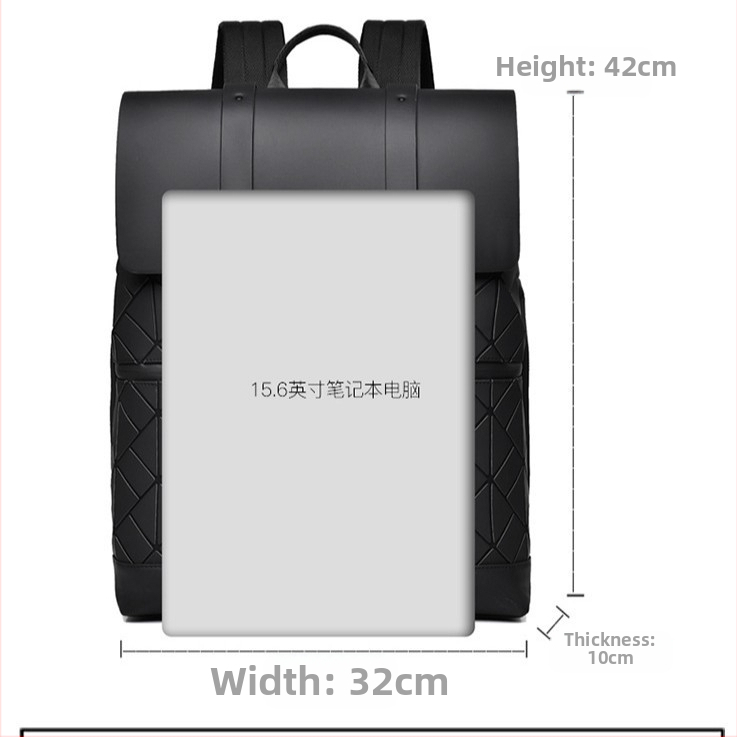 Férfi üzleti hátizsák utazáshoz és irodába, kapacitás 20–35 L, kibővíthető kialakítás, görbült vállpánt