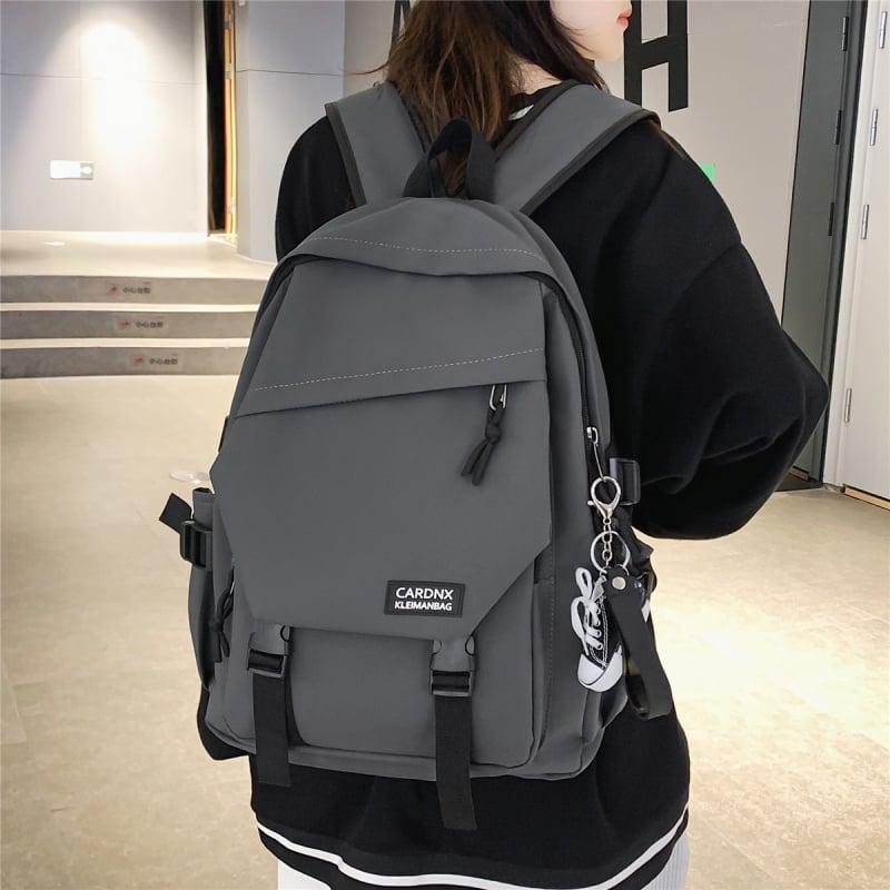 Uniszex nejlon hátizsák mindennapi használatra, városi minimalist stílus, 20–35L kapacitás, egyszínű mintázat, Xipeng