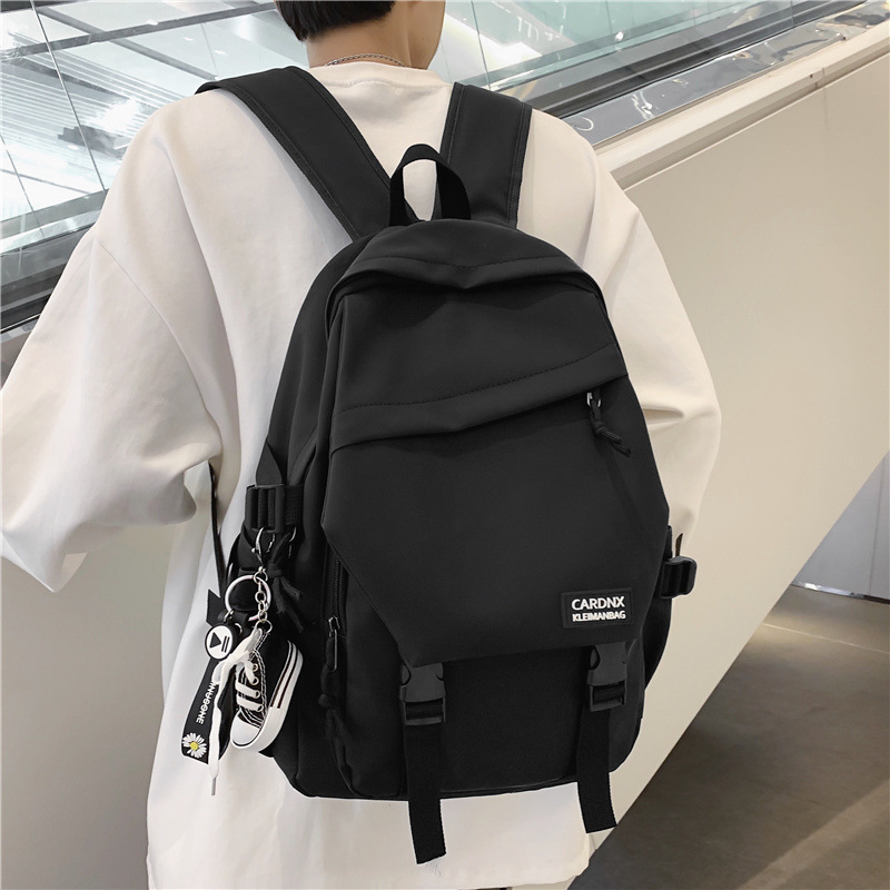 Uniszex nejlon hátizsák mindennapi használatra, városi minimalist stílus, 20–35L kapacitás, egyszínű mintázat, Xipeng