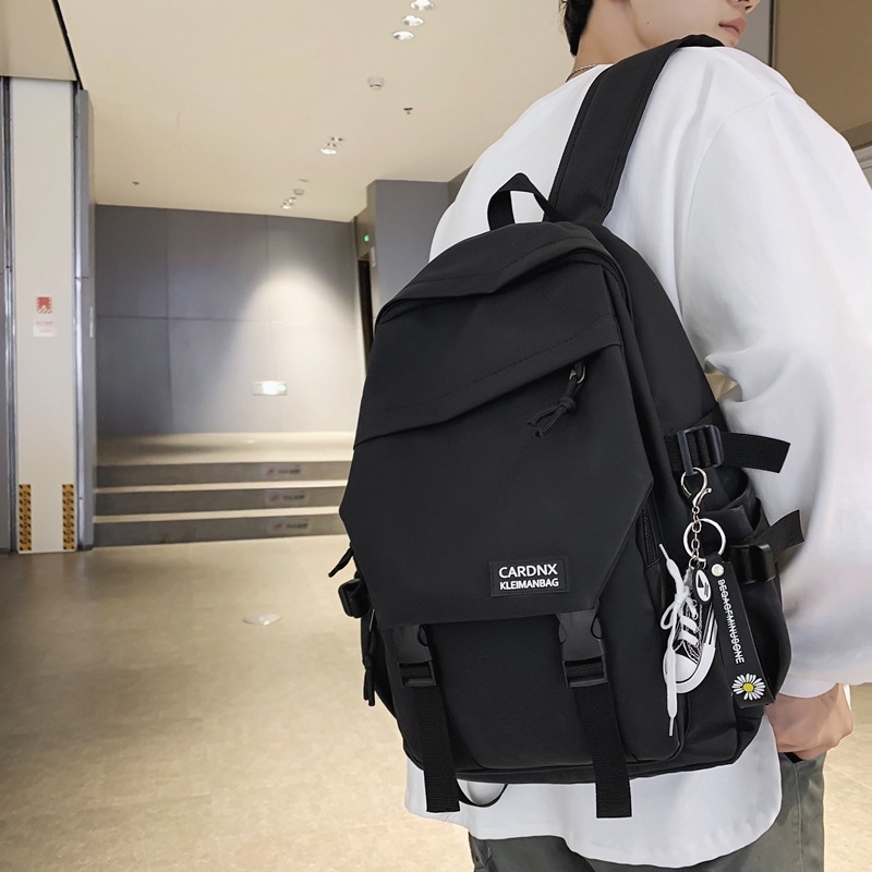 Uniszex nejlon hátizsák mindennapi használatra, városi minimalist stílus, 20–35L kapacitás, egyszínű mintázat, Xipeng
