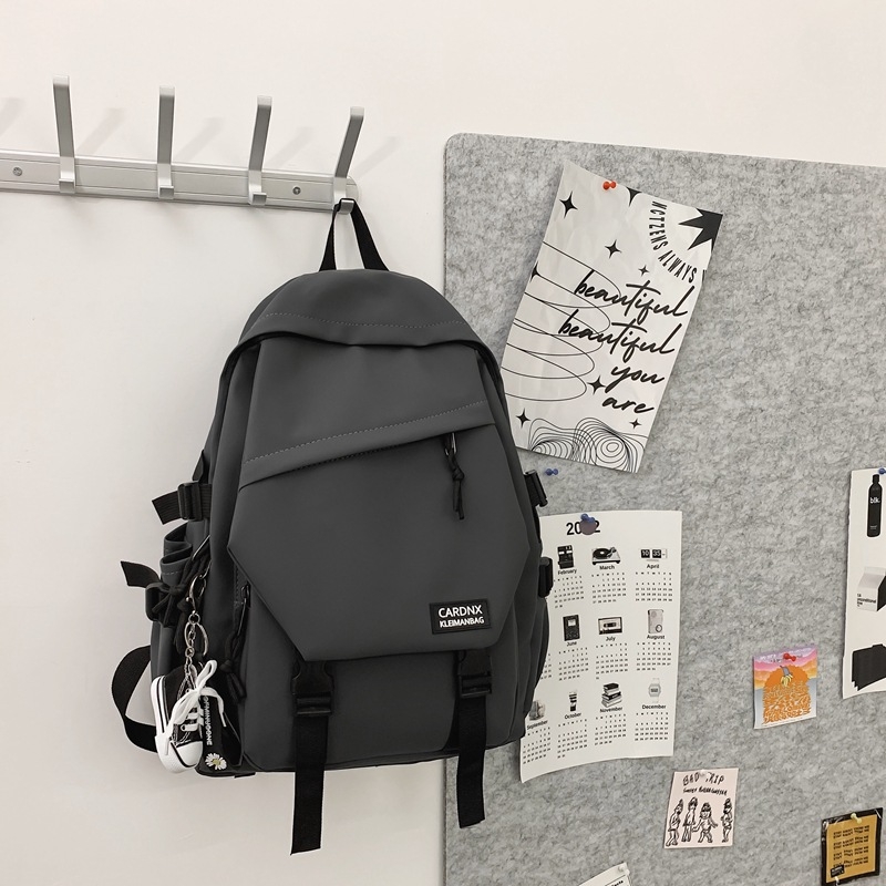 Uniszex nejlon hátizsák mindennapi használatra, városi minimalist stílus, 20–35L kapacitás, egyszínű mintázat, Xipeng