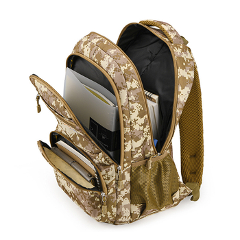 Σακίδιο από Oxford ύφασμα, με εκτύπωση γράμμάτων, μεγάλη χωρητικότητα 20-35 L, επένδυση πολυεστέρα, καμπύλες ιμάντες ώμου