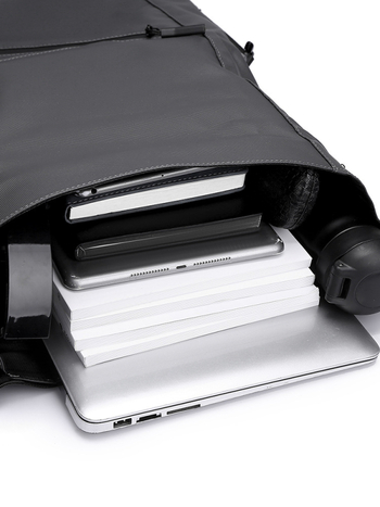 Σακίδιο πλάτης με μεγάλη χωρητικότητα και πολυλειτουργικό σχεδιασμό σε αστικό στυλ, unisex, έως 20 L, Oxford ύφασμα, κατάλληλο για φορητό υπολογιστή, κυρτές ιμάντες ώμου