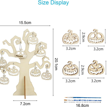 DIY дървен набор за великденски яйца – бук дърво, марка Yiyang, подвесни украси, модерен минималистичен стил