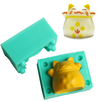 Μορφή σιλικόνης για τούρνες με σχέδιο γάτας