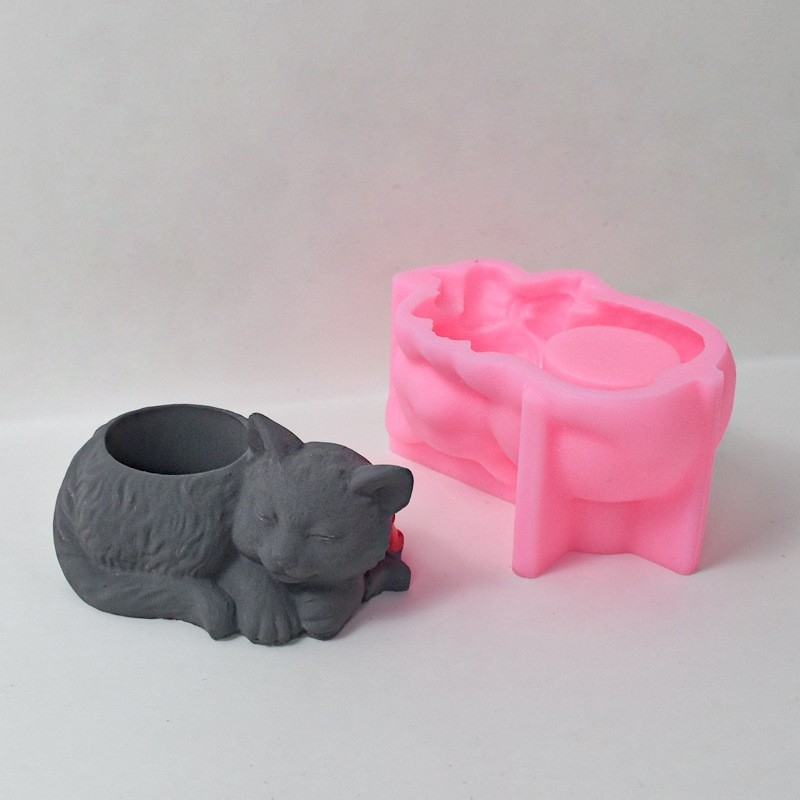 Silikonska forma za fondant tortu sa motivom mačke