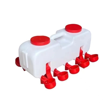 Automātiska dzirdināšanas kanna putniem – universāla vistām, pīlēm un zossēm; zīmols Sailing; izmantojama lopkopībai