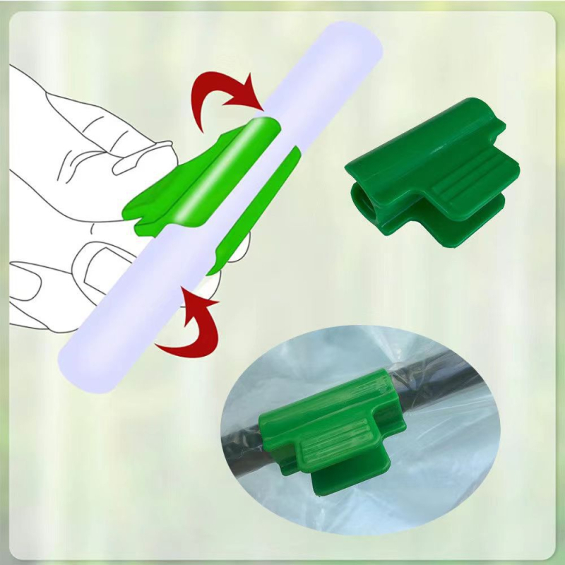Plastična laminirajuća kopča za foliju staklenika (Tip: laminirajuća kopča; Materijal: plastika; Svrha: laminiranje folije; Uvoz: Ne)