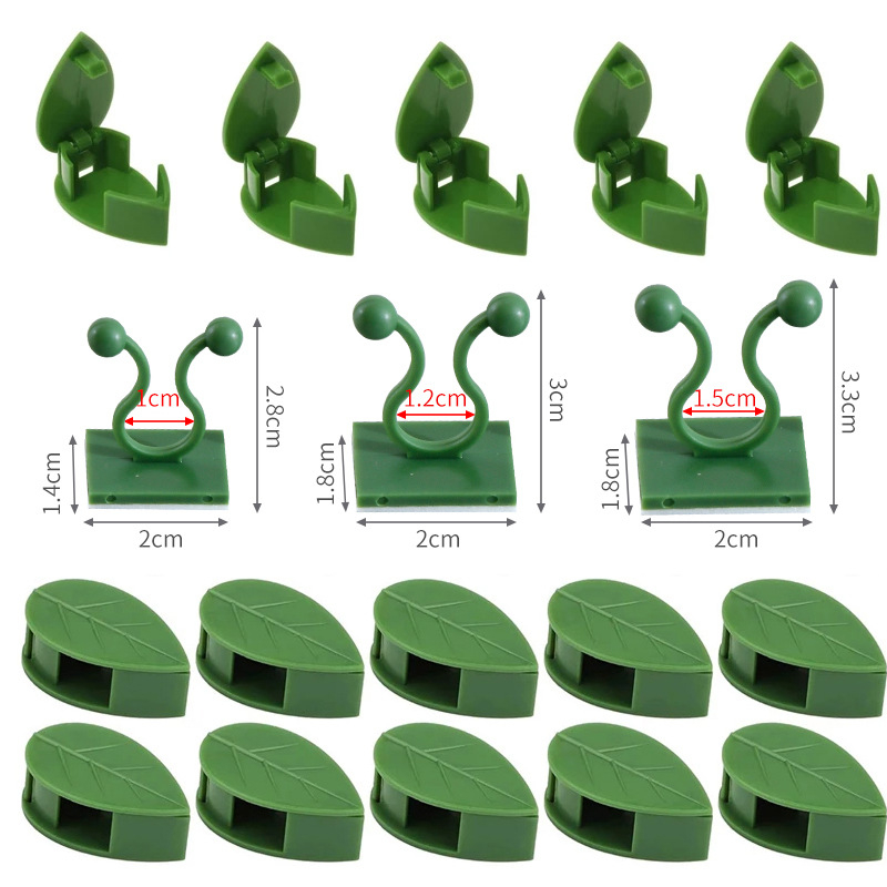 Fixator pentru plante cățărătoare – din plastic, clips autoadezive pentru fixare pe perete – marcă: Altă – nu se importă