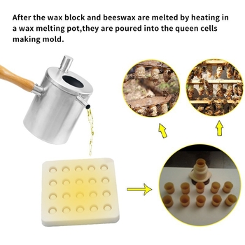 Méhészethez szilikon alapforma, 20 lyukas, kézi működtetés