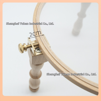 Στήριγμα κεντήματος – πόδια από ξύλο σημύδας, επιτραπέζιο πλαίσιο, ρύθμιση ύψους