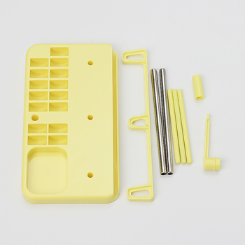 Αφαιρούμενο πλαστικό πλαίσιο από σύρμα για οικιακές μηχανές ράψιμο DIY, ράφι τριών γραμμών, καθολικό εξάρτημα, 100 τεμάχια ανά κουτί, 140 g, δυνατότητα ιδιωτικής ετικέτας