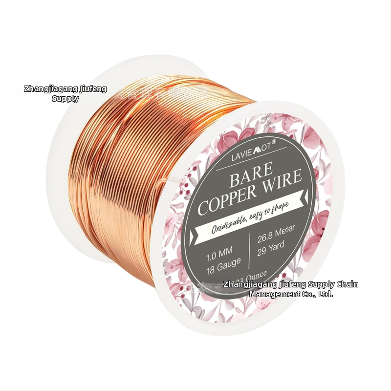 Тел за бижута от мед – чиста медна тел, марка LAVIEMOT, 230 g