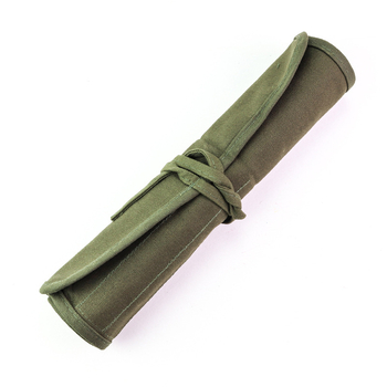 New Concept Καμβάς τσάντα αποθήκευσης μαρκαδορών και πινέλων, υφασμάτινο, μοντέλο 123, με 22 ή 30 θήκες