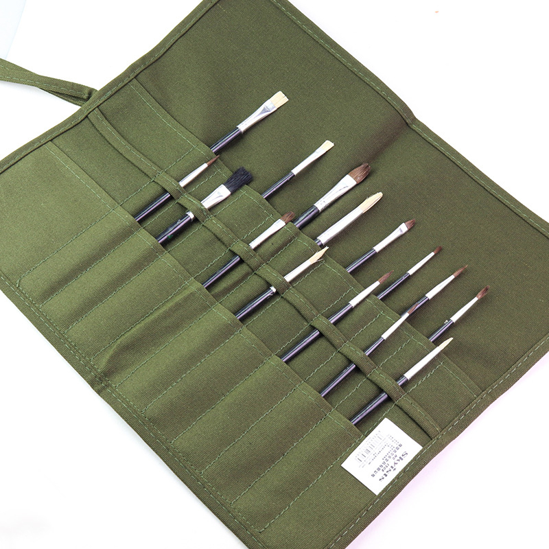 New Concept platnena torba za pohranu četkica i olovaka, platno, model 123, 22 ili 30 pretinaca