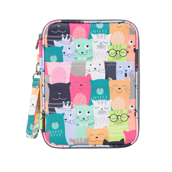 Τσαντα αποθήκευσης πινέλων ζωγραφικής με διπλό στρώμα και εκτύπωση (Seri HS0288, στυλ τσάντας χειρός, ύφασμα 600D Oxford)