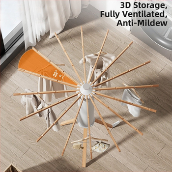 Pastatomas skalbinių džiovyklė aštuonkojų formos, sulankstoma, teleskopinė, aliuminio lydinys, modelis LDA018