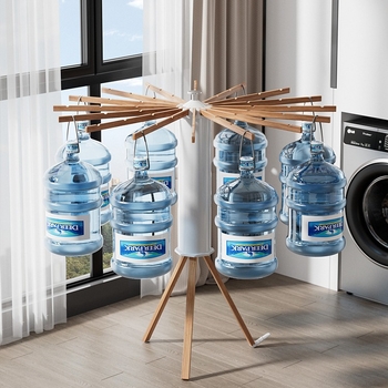 Pastatomas skalbinių džiovyklė aštuonkojų formos, sulankstoma, teleskopinė, aliuminio lydinys, modelis LDA018