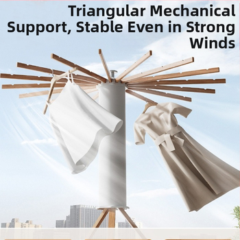 Pastatomas skalbinių džiovyklė aštuonkojų formos, sulankstoma, teleskopinė, aliuminio lydinys, modelis LDA018