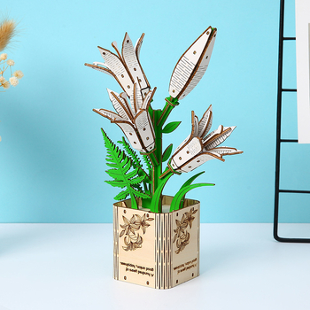 Дървен 3D пъзел за деца, многофункционален, DIY готов, персонализирана обработка, възраст 7–14 години