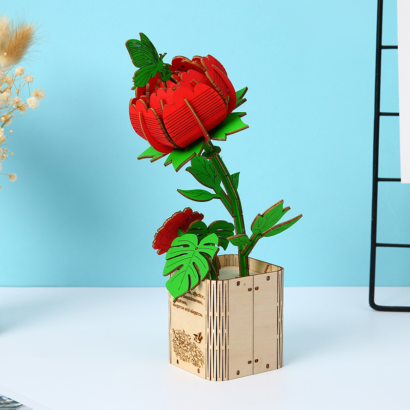 Дървен 3D пъзел за деца, многофункционален, DIY готов, персонализирана обработка, възраст 7–14 години