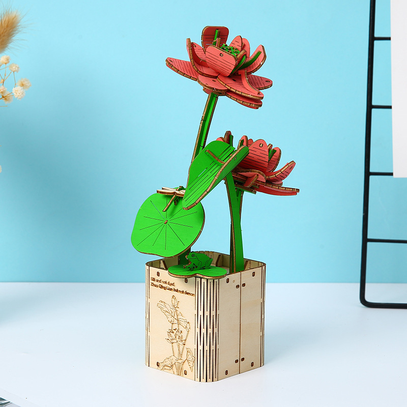 Дървен 3D пъзел за деца, многофункционален, DIY готов, персонализирана обработка, възраст 7–14 години