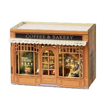 DIY ξύλινο μικρομοντέλο καλύβας-καταστήματος - χειροποίητο εκπαιδευτικό παιχνίδι από Wise House, ηλικίες 15–35