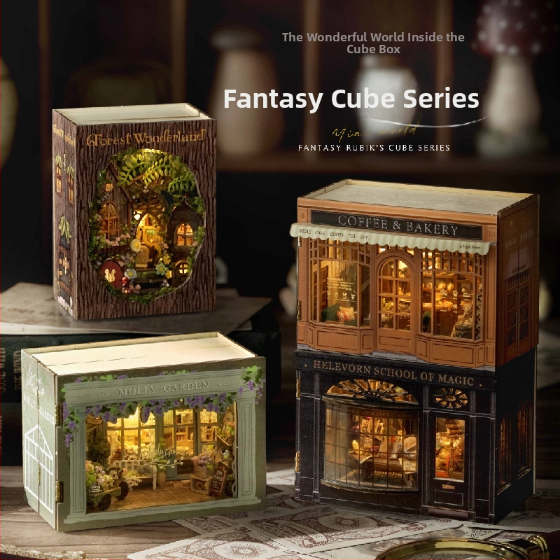 DIY ξύλινο μικρομοντέλο καλύβας-καταστήματος - χειροποίητο εκπαιδευτικό παιχνίδι από Wise House, ηλικίες 15–35