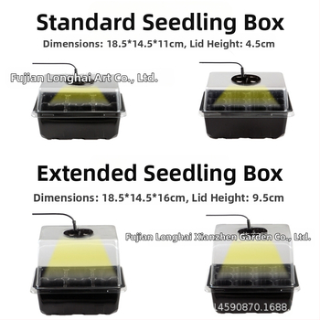 Δίσκος σπορόφυτων από πλαστικό — διαπερατός αερισμός, διαφανής, ανθεκτικός στη διάβρωση και στη φθορά, εξοικονομεί νερό· κατάλληλος για επιτραπέζια ή πάτωμα χρήση