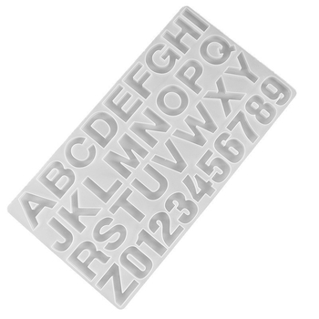 Σιλικόνη φόρμα για κέικ με ακανόνιστο σχήμα για δαχτυλίδια-κλειδιά με αριθμούς και γράμματα