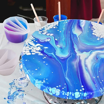 Φόρμα σιλικόνης για κέικ, DIY κρυσταλλική εποξική ρητίνη, ακανόνιστου σχήματος