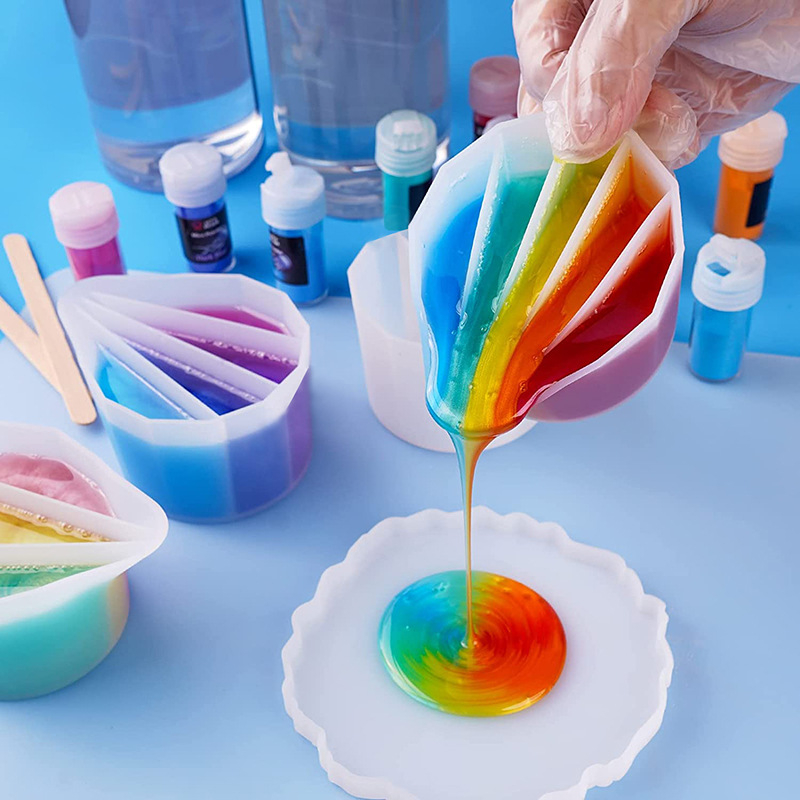 Silicone kalup za pečenje za DIY kristalnu epoksidnu smolu, nepravilnog oblika