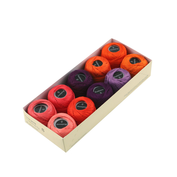 Nr. 8 nėrinių siūlas, AMO, 100% egipto ilgo pluošto medvilnė, siuvinėjimui