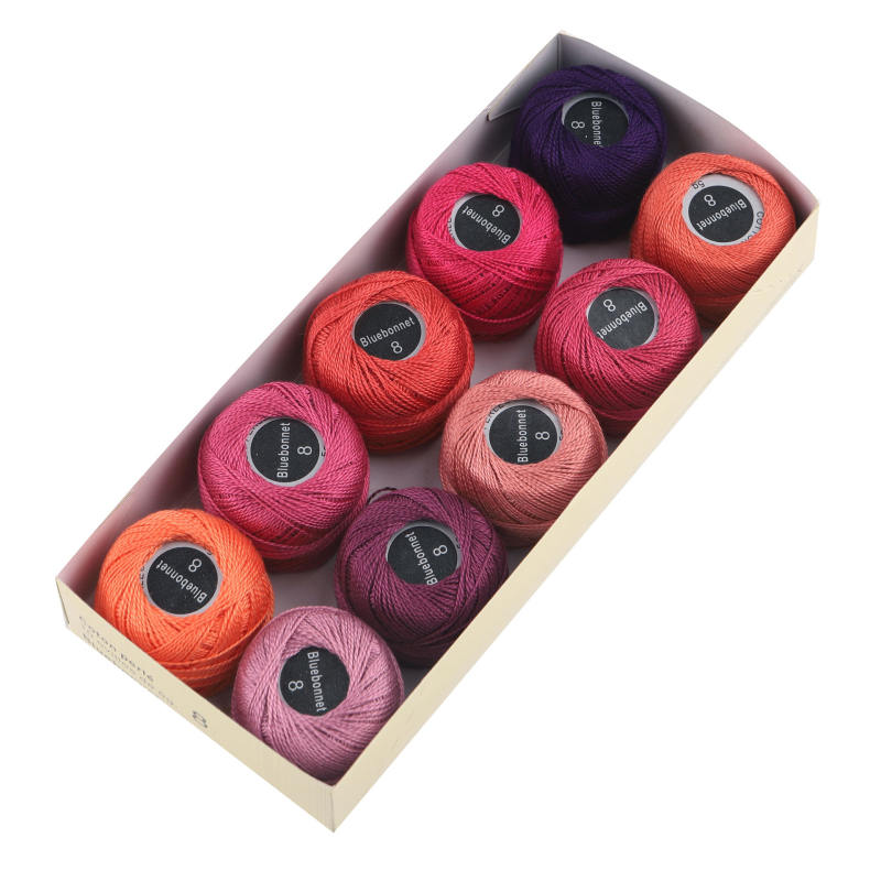 Nr. 8 nėrinių siūlas, AMO, 100% egipto ilgo pluošto medvilnė, siuvinėjimui