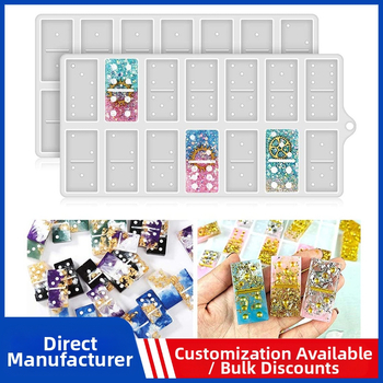 Σιλικόνου φόρμα για ντόμινο, μακριά μορφή, για ψήσιμο – Domo Pai Gow Mold