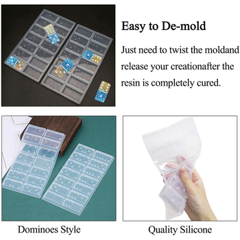 Σιλικόνου φόρμα για ντόμινο, μακριά μορφή, για ψήσιμο – Domo Pai Gow Mold