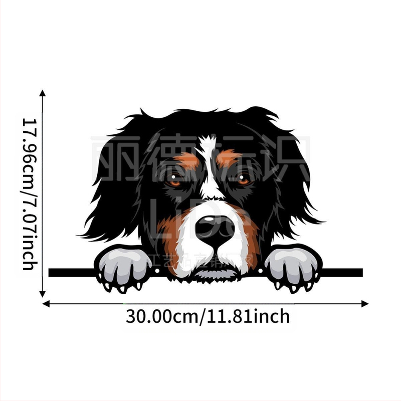 Ornament de grădină din fier, stil pastoral, cu un puiuț care privește prin gard, pentru gard și curte