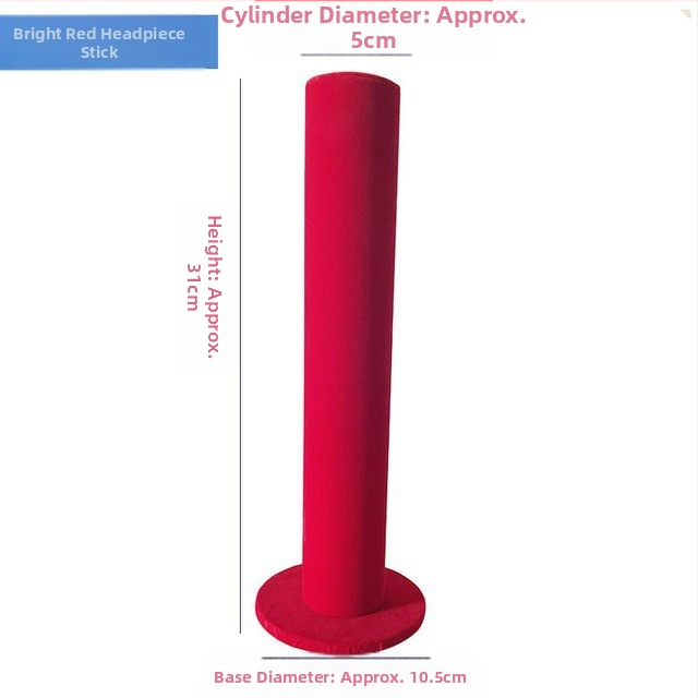 Стойка за бижута, 1-етажна подова стойка за дисплей с дъска от плътност и фланел, корейски стил