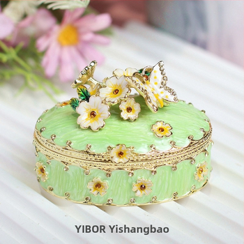 Ръчно изработен емален орнамент с цвете черешова вишня, сплав, класически стил, домашна декорация