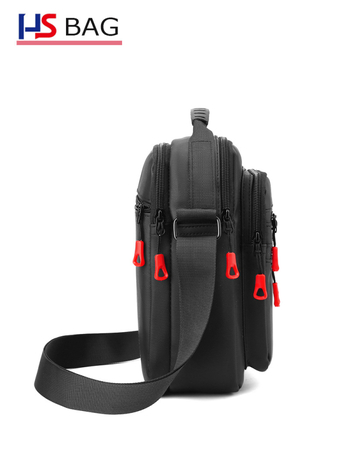 Ανδρική Τσάντα Ώμου - Oxford ύφασμα, Αδιάβροχη, Με επεκτάσεις, Πολυεπίπεδες θήκες (Αστικό στυλ)