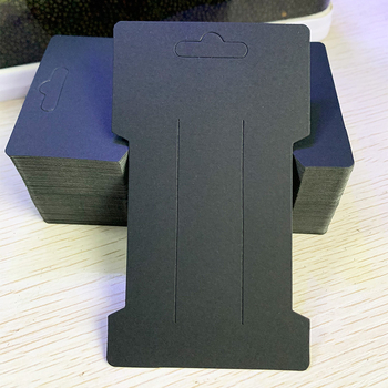 Kraft papīra matu piederumu iepakojuma kartītes matu lokiem, siksnām, iekšējā iepakojumā kastē, 1 iepakojums