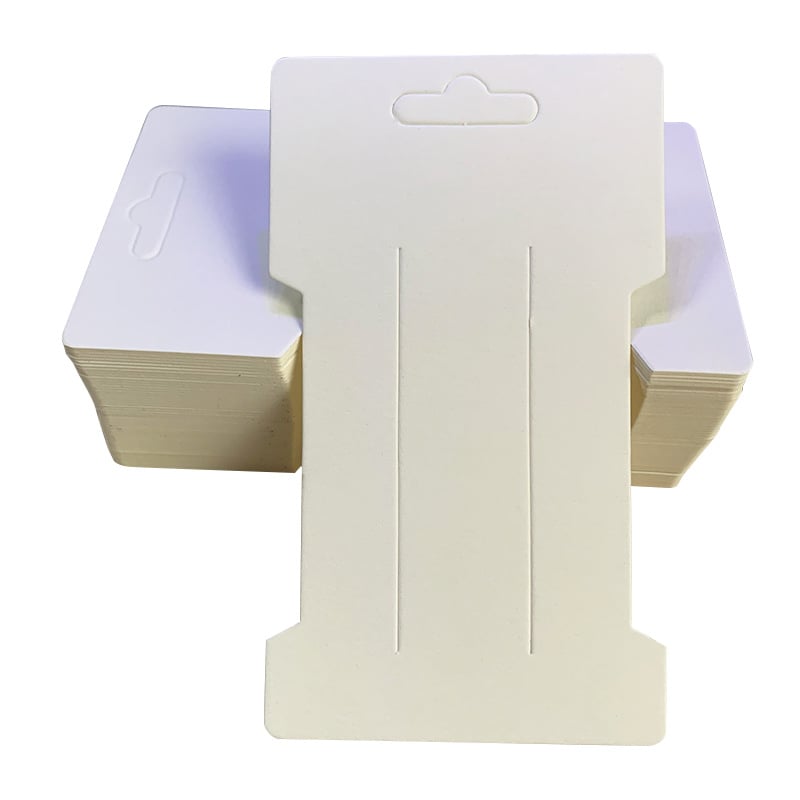 Kraft papīra matu piederumu iepakojuma kartītes matu lokiem, siksnām, iekšējā iepakojumā kastē, 1 iepakojums