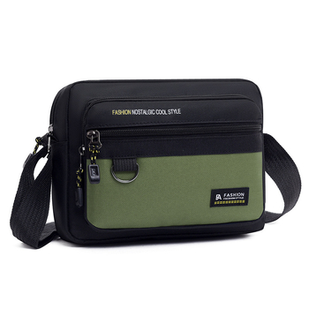 Мъжка кръстосана чанта - Урбан стил, Oxford плат, водоустойчива, подплата от полиестер, за пътуване