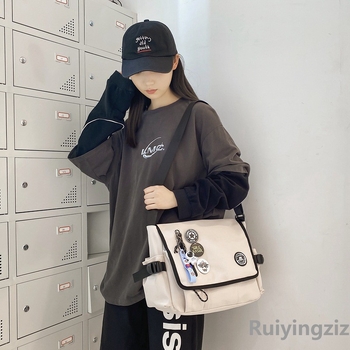 Мъжка презрамкова чанта, Урбан стил, найлон, подходяща за лаптоп, водоустойчива, ултралека