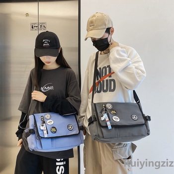 Мъжка презрамкова чанта, Урбан стил, найлон, подходяща за лаптоп, водоустойчива, ултралека