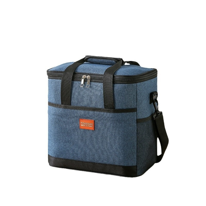 Šiluminis pietų maišelis lauko kempingui, nešiojamas, iš Oxford audinio, atsparus vandeniui, didelė talpa